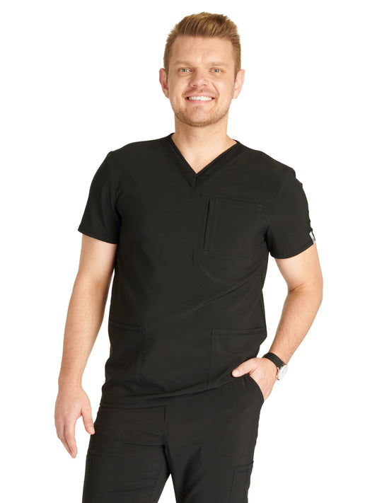 Men's V-Neck Scrub Top