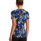 Women's V-Neck Print Top