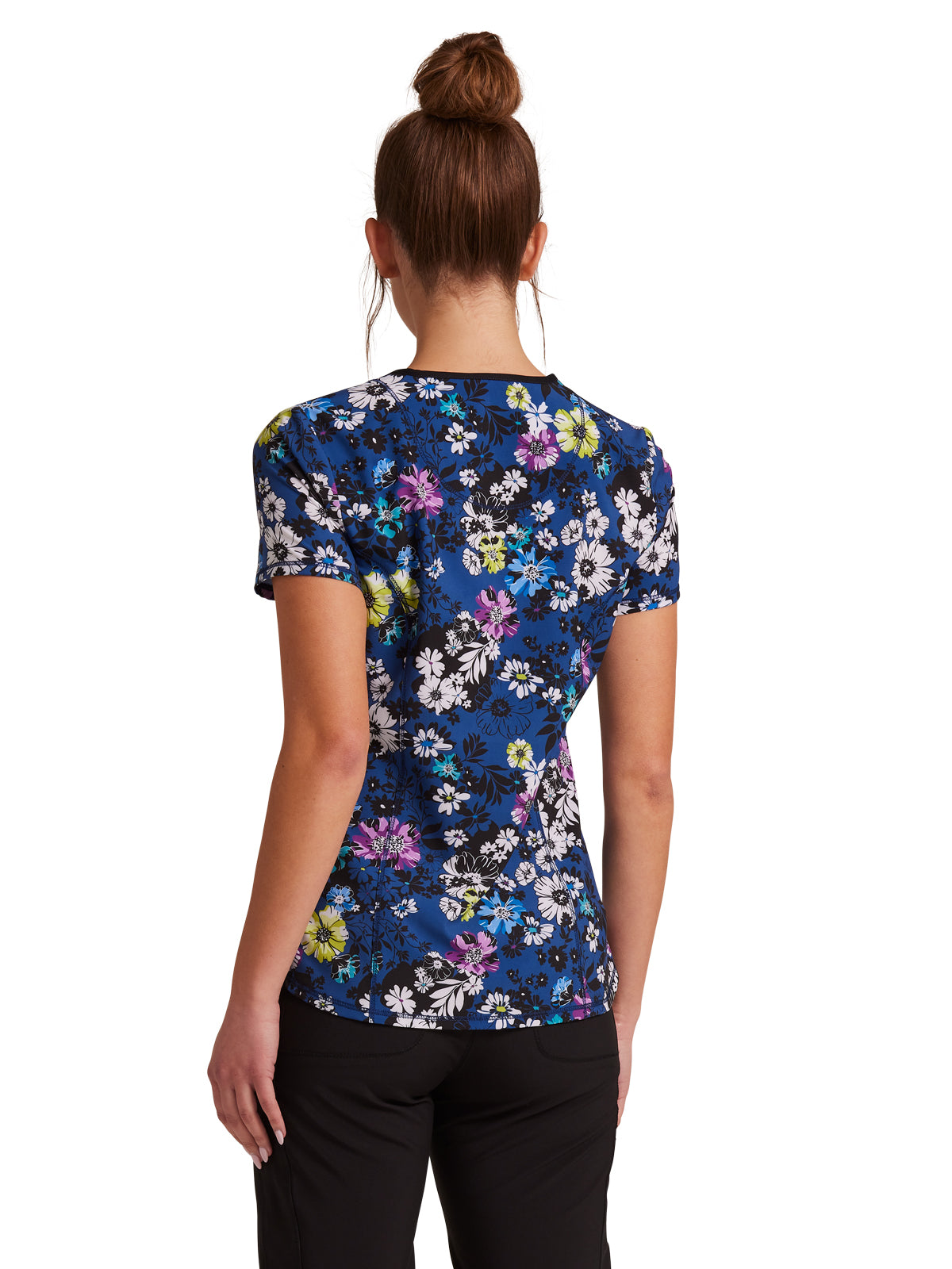 Women's V-Neck Print Top