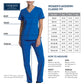 Women's Pocketless Underscrub Tee - CK773 - Caribbean Blue
