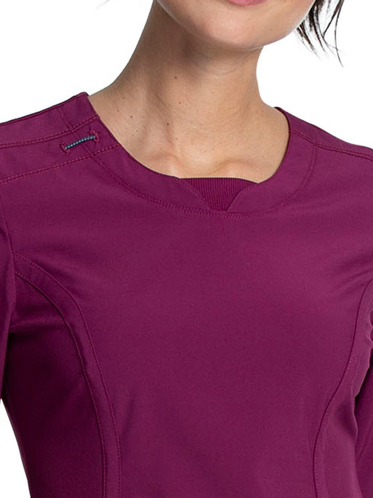 Women's 3 Pocket Long Sleeve V-Neck Top