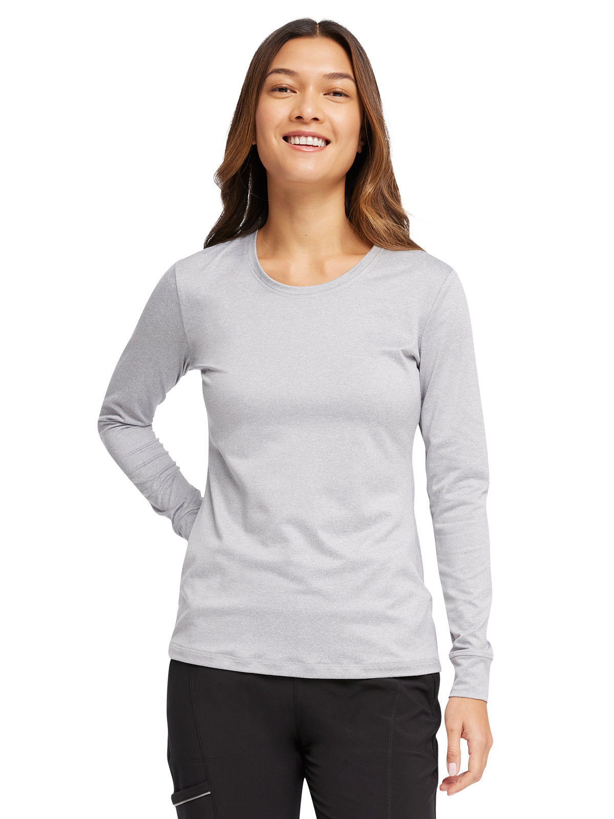 Women's Long Sleeve Underscrub Knit Tee