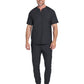 Men's 3-Pocket Henley Top - CK812 - Pewter