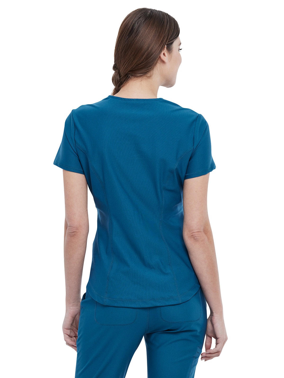 Women's 1-Pocket Tuckable V-Neck Scrub Top