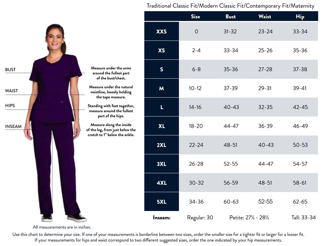 Women's 1-Pocket Tuckable V-Neck Scrub Top