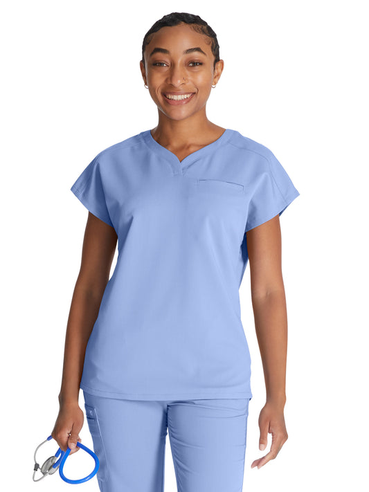 Women's V-Neck Scrub Top