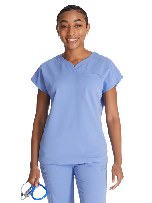 Women's V-Neck Scrub Top