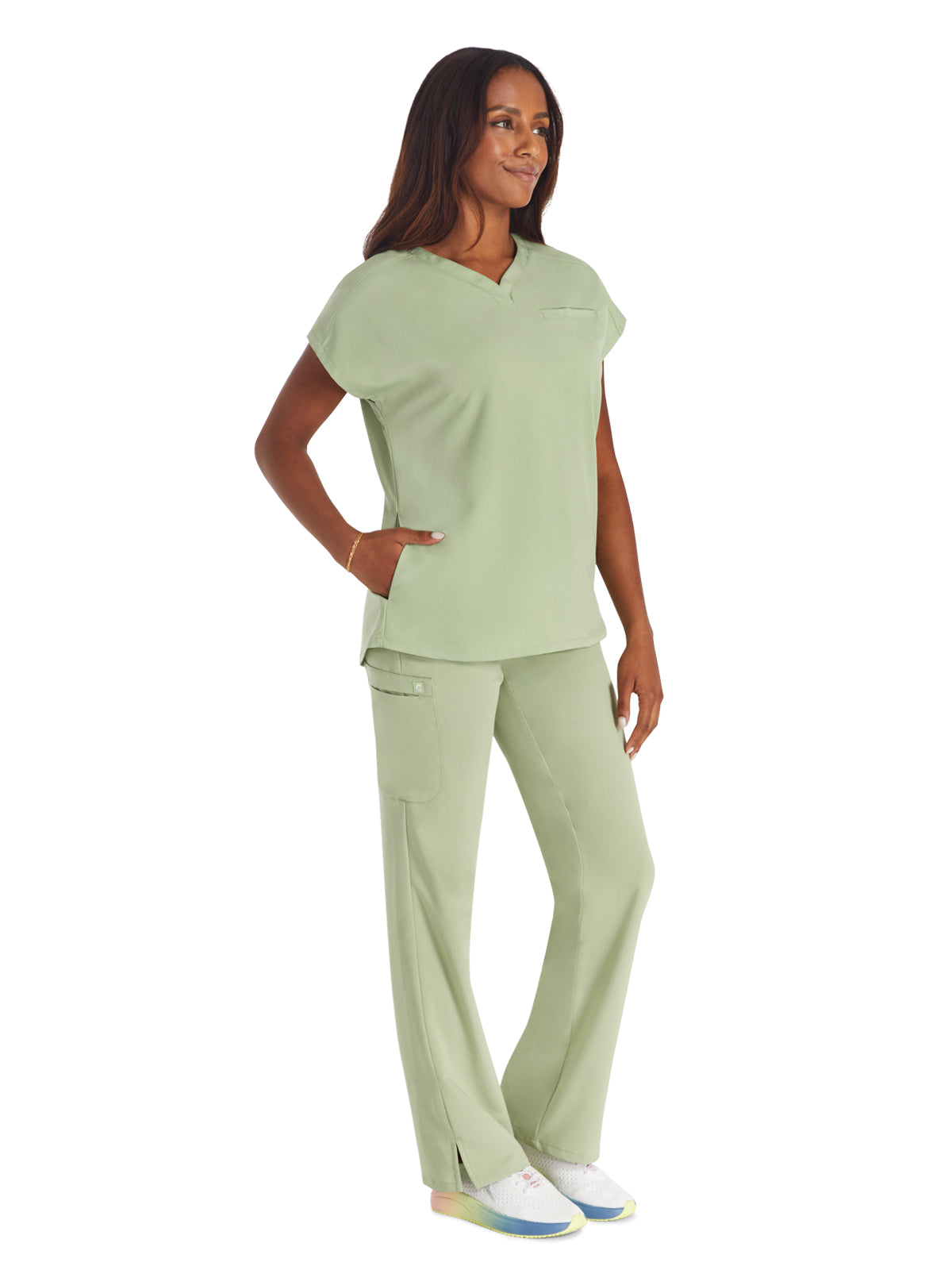 Women's V-Neck Scrub Top