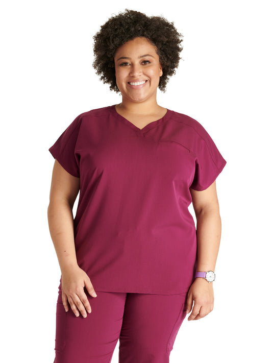 Women's V-Neck Scrub Top