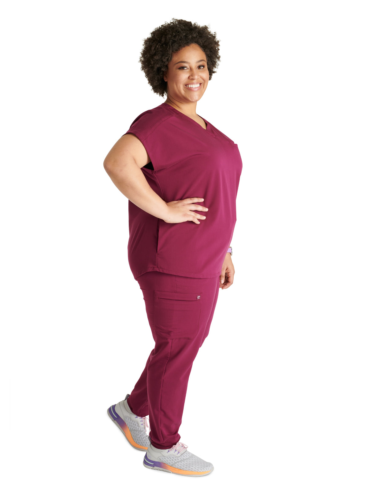 Women's V-Neck Scrub Top