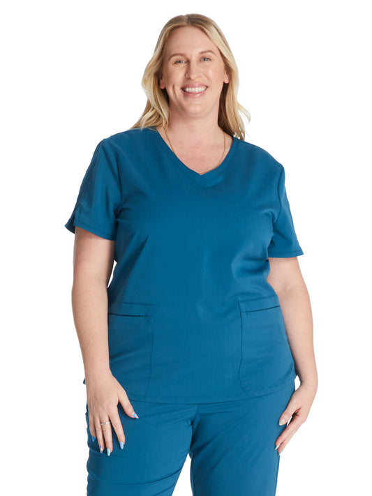 Women's V-Neck Scrub Top