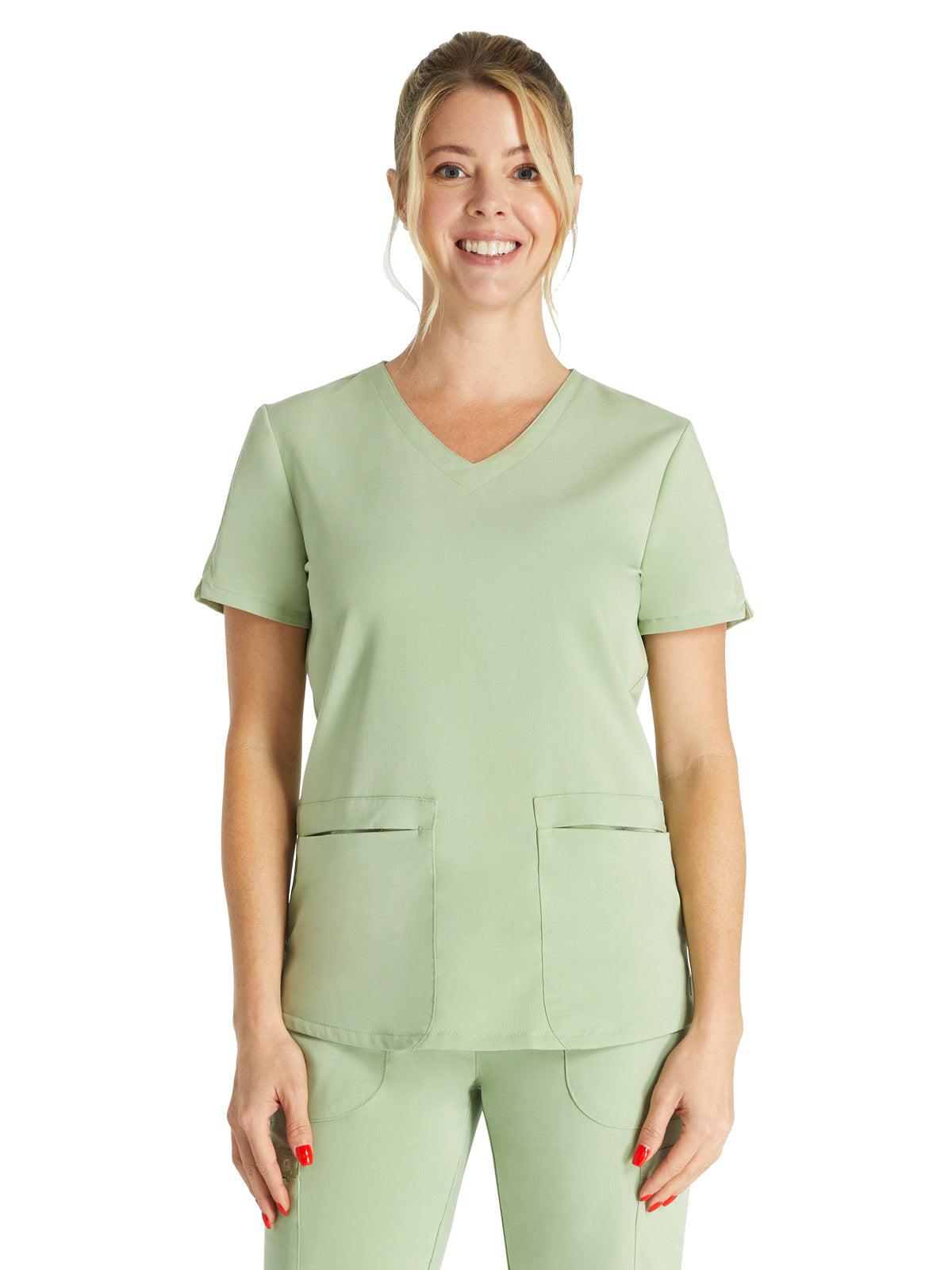 Women's V-Neck Scrub Top