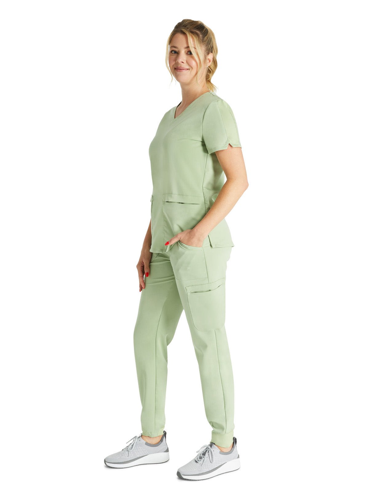 Women's V-Neck Scrub Top