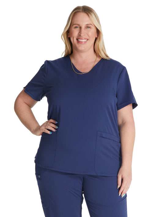 Women's V-Neck Scrub Top