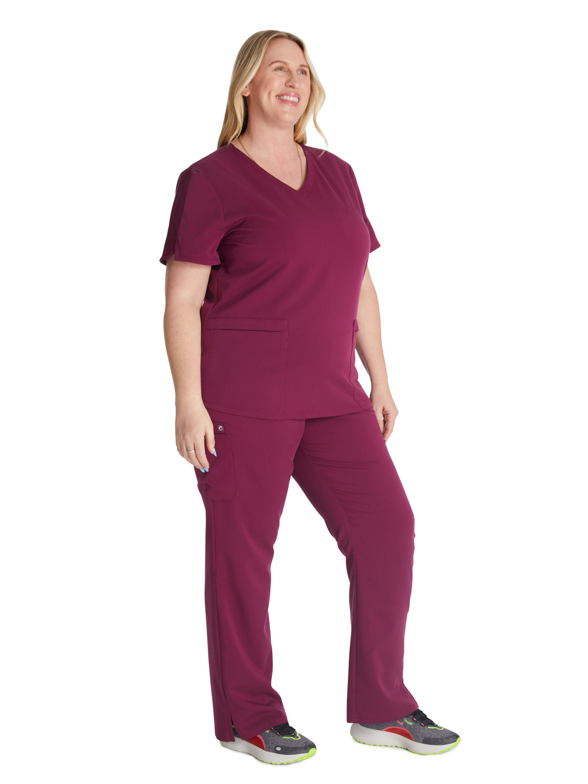 Women's V-Neck Scrub Top