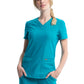 Women's Curved Hemline V-Neck Scrub Top