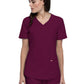 Women's Curved Hemline V-Neck Scrub Top