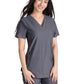 Women's 2-Pocket Contemporary V-Neck Top