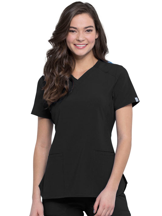 Women's 2-Pocket V-Neck Top