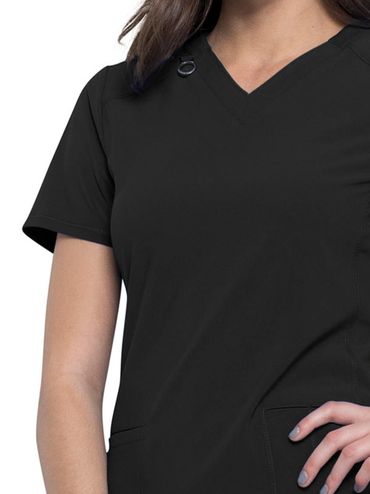 Women's 2-Pocket V-Neck Scrub Top