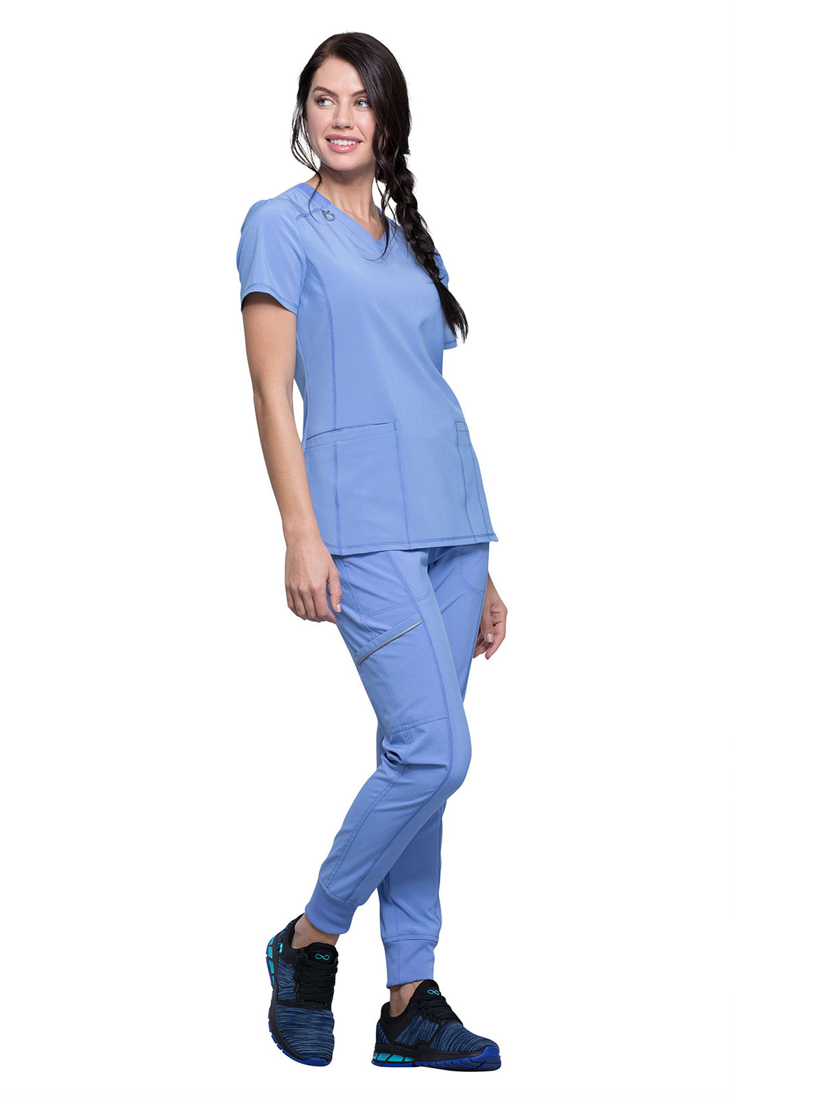 Women's 2-Pocket V-Neck Scrub Top