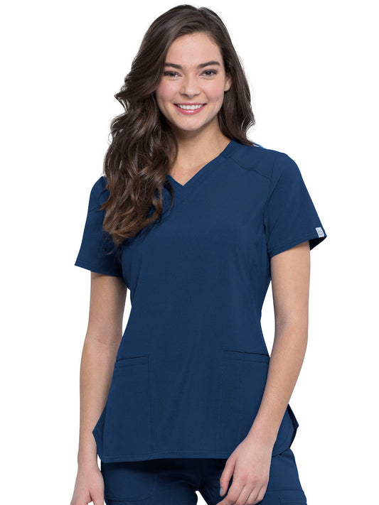 Women's 2-Pocket V-Neck Top