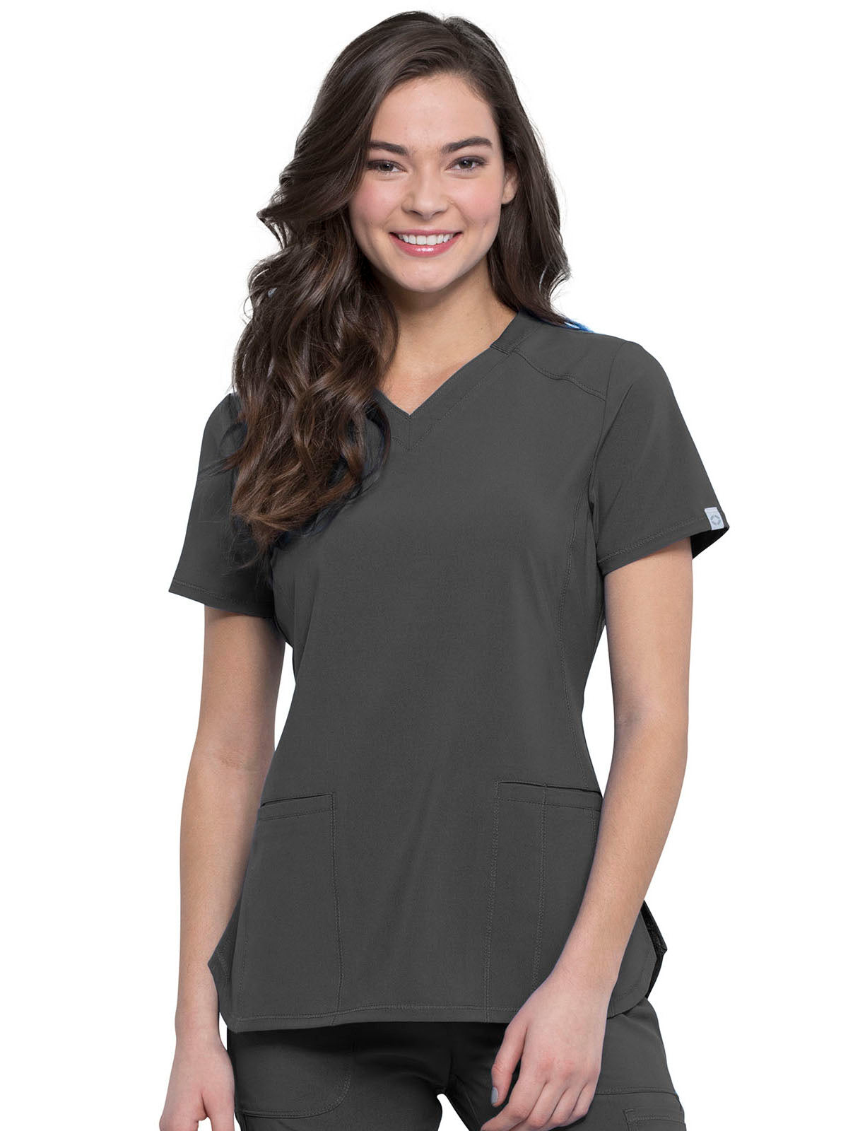 Women's 2-Pocket V-Neck Scrub Top