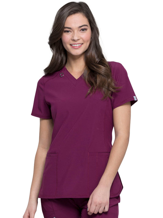 Women's 2-Pocket V-Neck Scrub Top