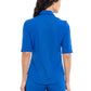 Women's Elbow Length Sleeved 3 Pocket Polo Shirt