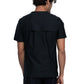 Men's Contouring Tuckable V-Neck Top - CK885 - Black