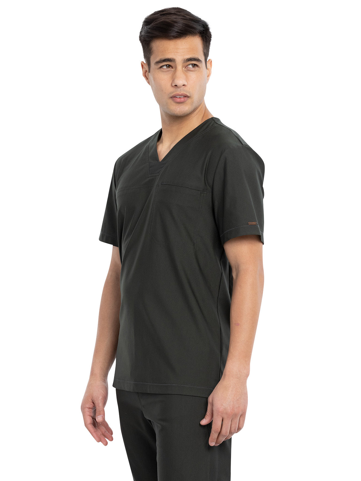 Men's Contouring Tuckable V-Neck Scrub Top