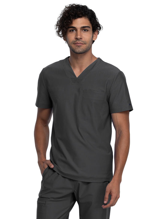 Men's Contouring Tuckable V-Neck Scrub Top