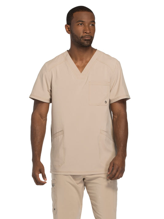 Men's Three-Pocket V-Neck Top