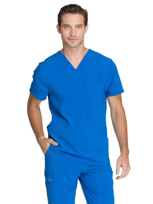 Men's Three-Pocket V-Neck Scrub Top