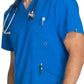 Men's Three-Pocket V-Neck Scrub Top