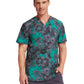 Men's 1-Pocket V-Neck Print Top