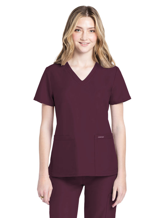 Women's 2-Pocket V-Neck Top