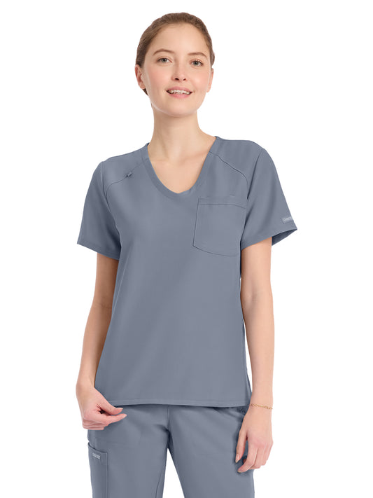 Women's 1-Pocket Tuck-In V-Neck Top