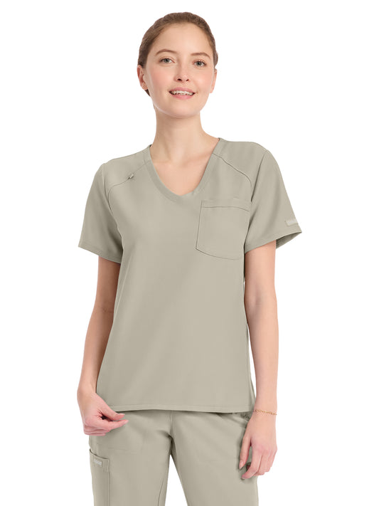 Women's 1-Pocket Tuck-In V-Neck Top