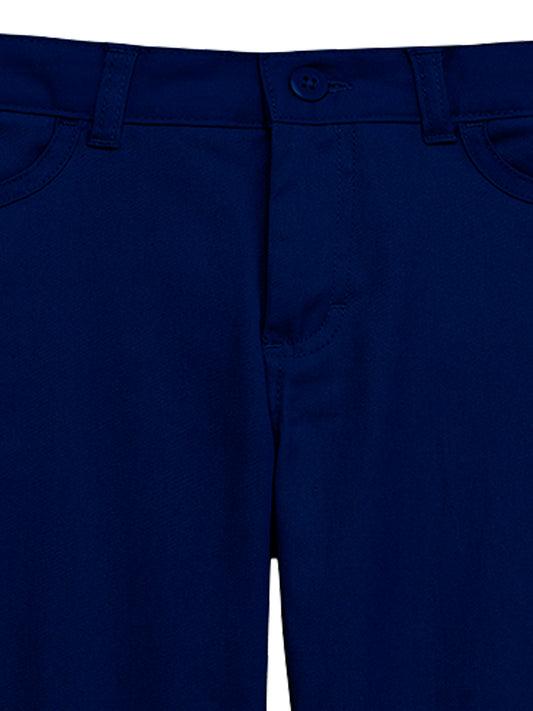 Girl's 4-Pocket Matchstick Husky Pant - CR025H - Dark Navy