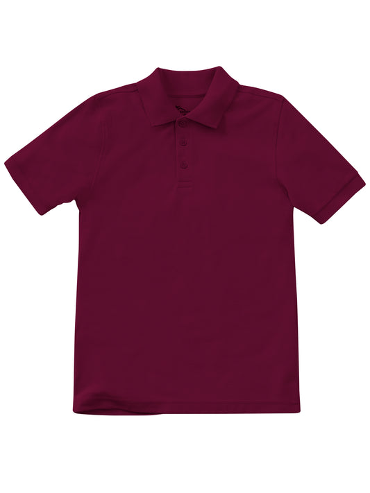 Unisex Youth Short Sleeve Pique Polo