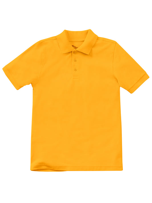 Unisex Youth Short Sleeve Pique Polo