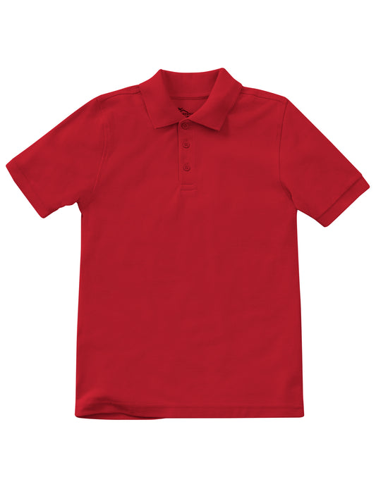 Unisex Youth Short Sleeve Pique Polo