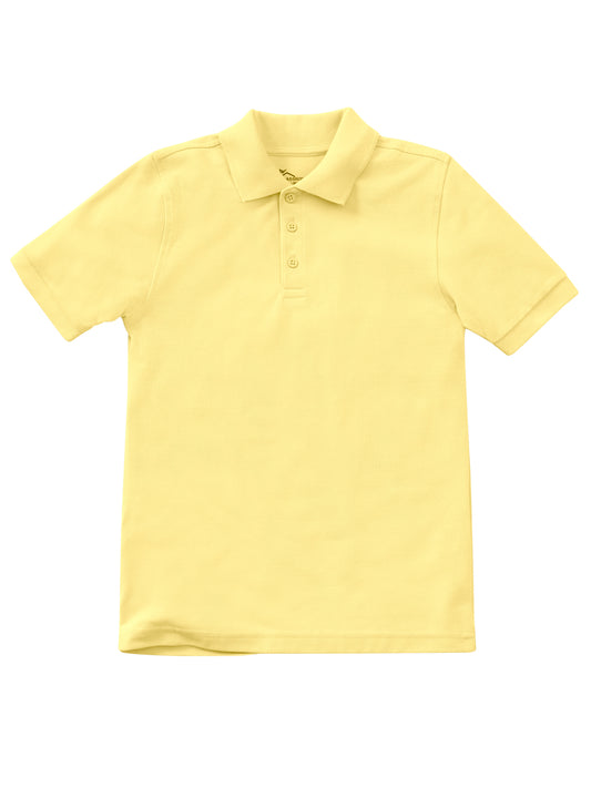 Unisex Youth Short Sleeve Pique Polo