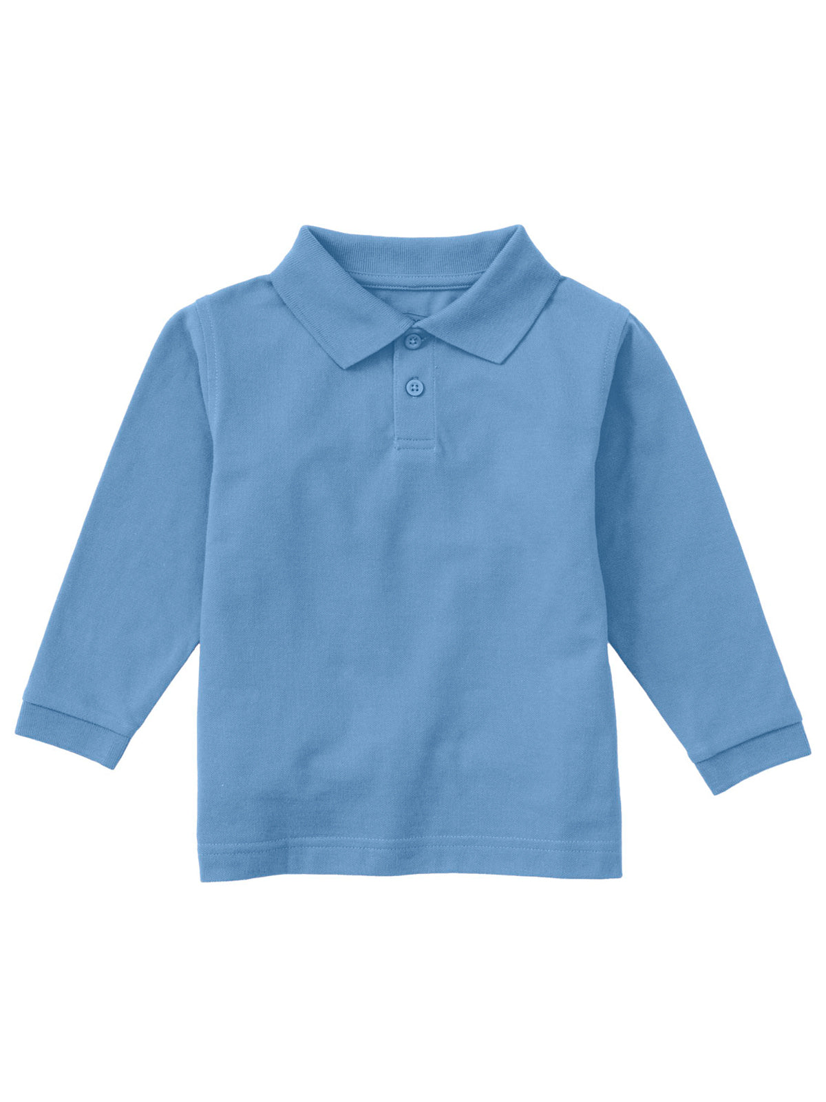 Children's Unisex Long Sleeve Pique Polo