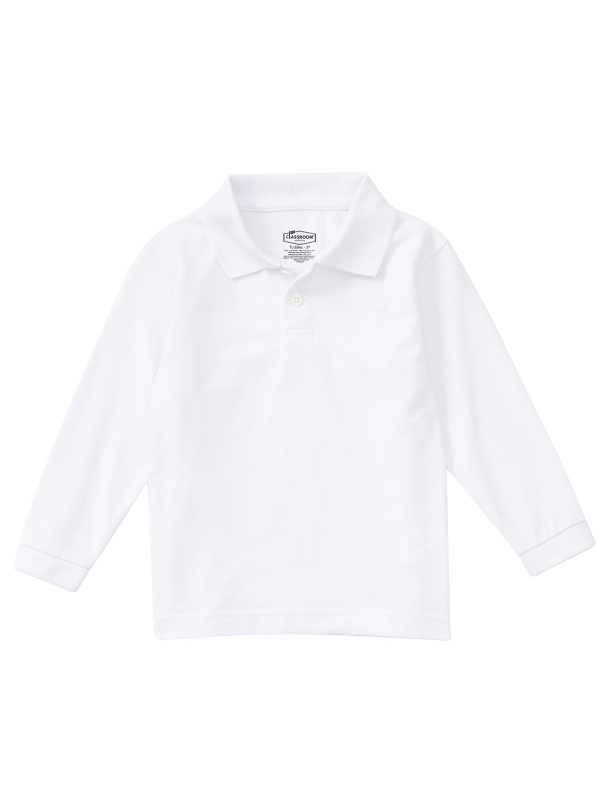 Children's Unisex Long Sleeve Pique Polo