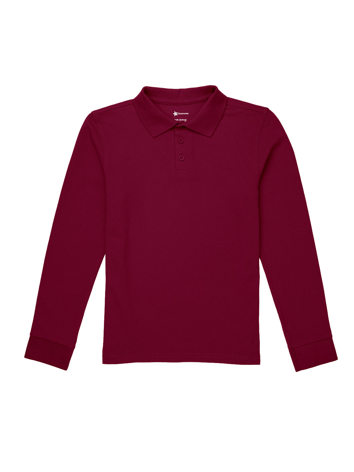 Unisex Long Sleeve Pique Polo