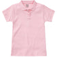 Junior Girls' Short Sleeve Fitted Interlock Polo