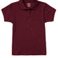 Girls' Short Sleeve Fitted Interlock Polo