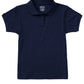 Girls' Short Sleeve Fitted Interlock Polo